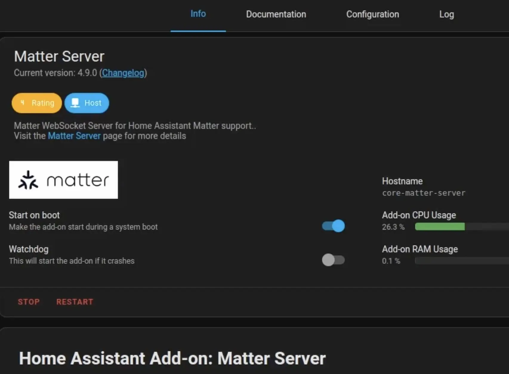 2-matter-server-start