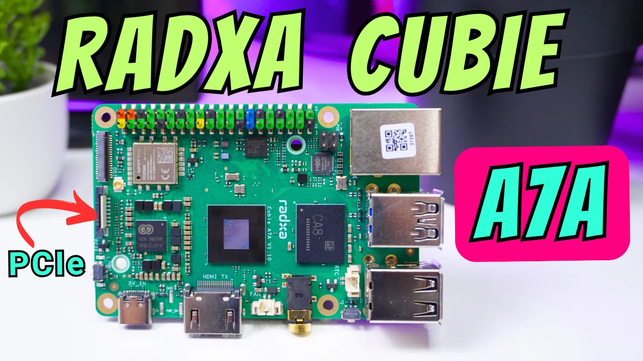 Radxa Cubie A7A Review: Pi-Sized Power With PCIe, NVMe, USB 3.1 Gen2, Thermals & Real-World Benchmarks