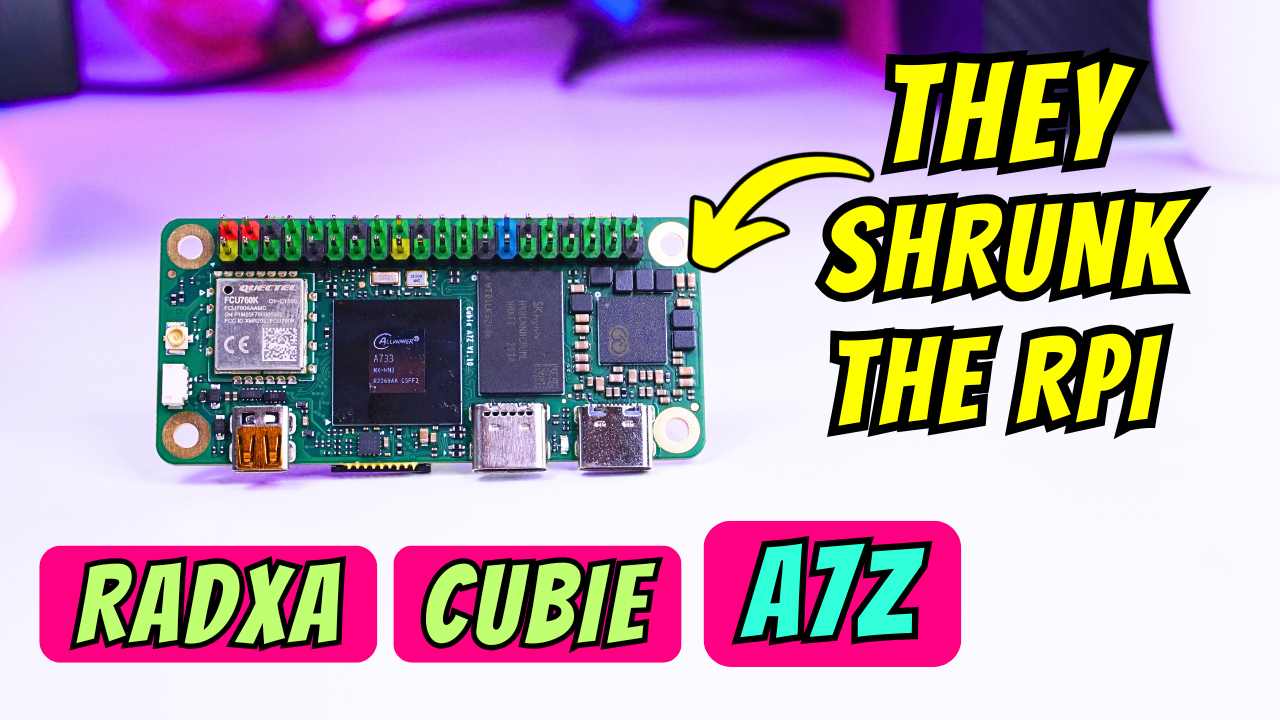 Radxa Cubie A7Z: Raspberry Pi Zero–sized Powerful SBC